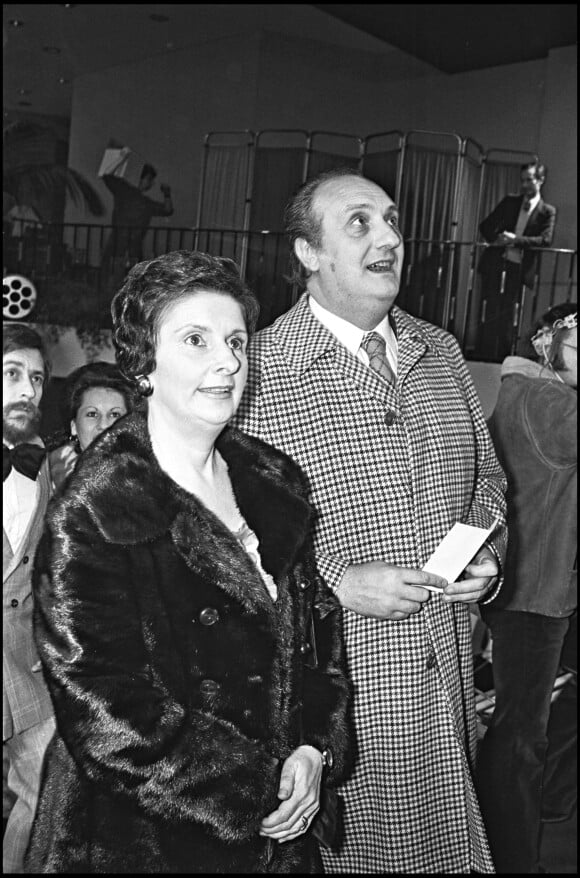 Pierre Tchernia et sa femme Françoise en 1976