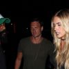 Ryan Lochte et sa compagne Kayla Rae Reid ont passé la soirée au The Nice Guy restaurant à West Hollywood, le 31 août 2016.