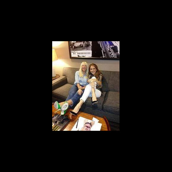 Céline Dion et Sia le 11 septembre 2013.