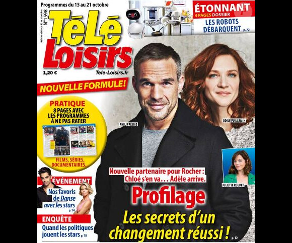 Magazine Télé Loisirs en kiosques le 10 octobre 2016