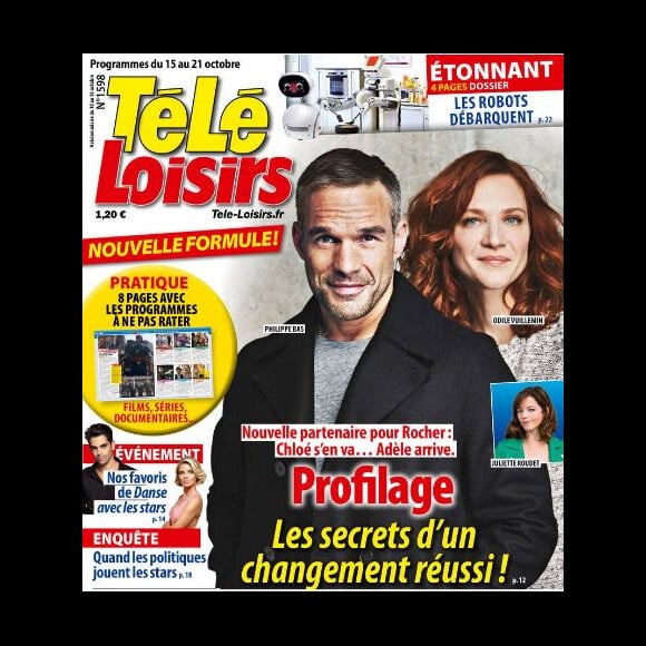 Magazine Télé Loisirs en kiosques le 10 octobre 2016