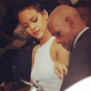 Rihanna au baptême de son neveu organisé à la Barbade le 9 octobre 2016.