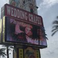 Illustration de la chapelle Viva Las Vegas, où se sont mariés Shia Labeouf et Mia Goth, sur le thème "Elvis", le 10 octobre 2016.