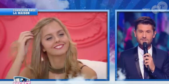 Manon et Christophe Beaugrand - "Secret Story 10" sur NT1, le 13 octobre 2016.