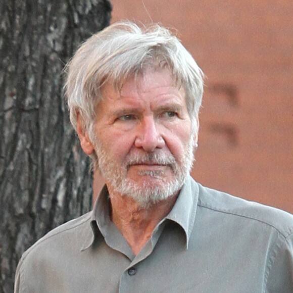 Harrison Ford est allé déjeuner avec sa fille Georgia à New York. L'état de santé de Georgia Ford donne beaucoup de soucis à son père, elle souffre d'épilepsie. Le 9 mars 2016 © CPA/Bestimage