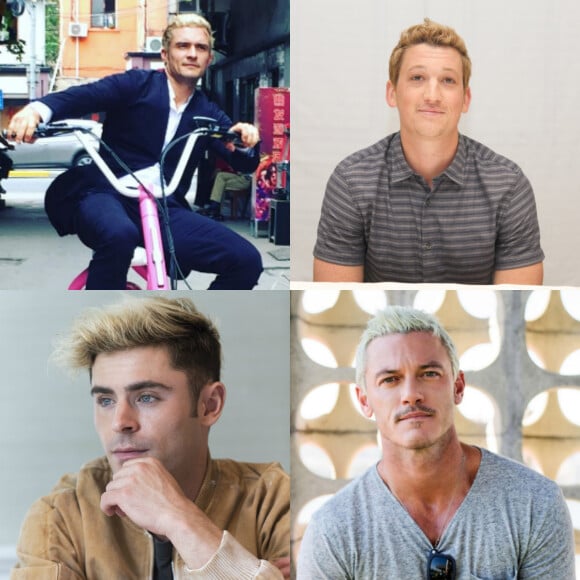 Orlando Bloom, Miles Teller, Zac Efron et Luke Evans sont tous devenus blonds en quelques mois. Certains ont fait marche arrière entre-temps...