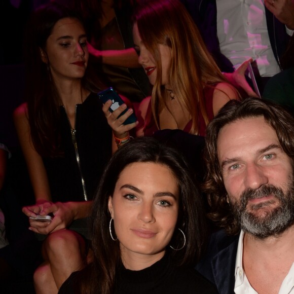 Fréderic Beigbeder et sa femme Lara Micheli lors de la Soirée de la 9ème édition du "Etam Live Show" (Etam Lingerie) lors de la fashion week à Paris, le 27 septembre 2016. La marque Etam fête ses 100 ans en 2016. © Rachid Bellak/Bestimage