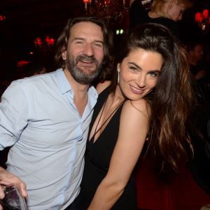 Exclusif - Fréderic Beigbeder et sa femme Lara Micheli à l'After-party du film "L'Idéal" au Raspoutine à Paris, le 30 mai 2016. © Rachid Bellak/Bestimage