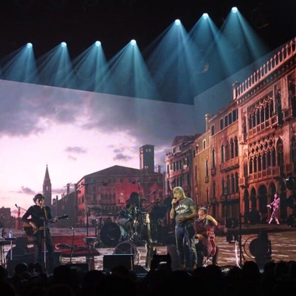 Renaud sur la scène du Zénith