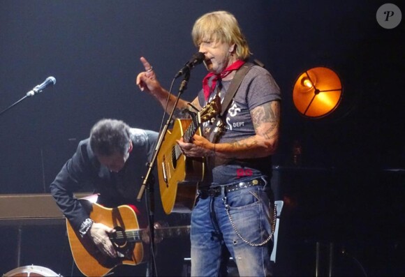 Renaud sur la scène du Zénith