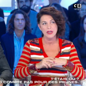 Lio invitée de "Salut les terriens" sur C8, le samedi 15 octobre 2016.