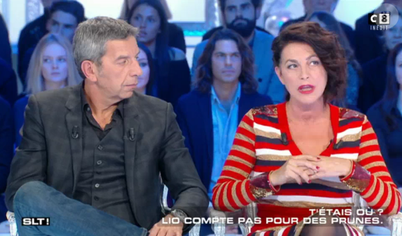 Lio invitée de "Salut les terriens" sur C8, le samedi 15 octobre 2016.