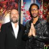 RZA et Russell Crowe lors de la première de The Man With The Iron Fists à New York City, le 28 octobre 2012.