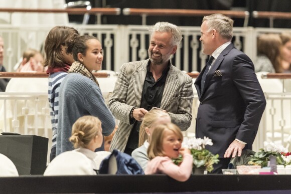 Ari Behn, ex-époux de la princesse Märtha Louise de Norvège, lors de l'Oslo Horse Show le 16 octobre 2016 auquel participaient leurs filles.