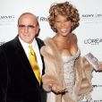 Clive Davis et Whitney Houston à la soirée pre-Grammy organisée à Beverly Hills le 10 février 2007 à Los Angeles.