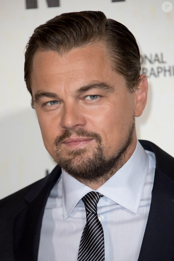 Leonardo DiCaprio - Avant première du documentaire "Before the flood" au théâtre du Chatelet à Paris le 17 octobre 2016. © Cyril Moreau/Bestimage