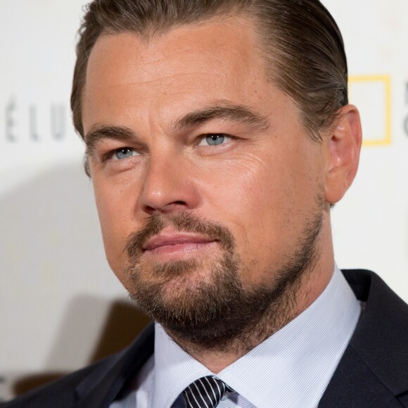 Leonardo DiCaprio - Avant première du documentaire "Before the flood" au théâtre du Chatelet à Paris le 17 octobre 2016. © Cyril Moreau/Bestimage Premiere of "Before the flood" in Paris, France on october 17, 2016.17/10/2016 - Paris