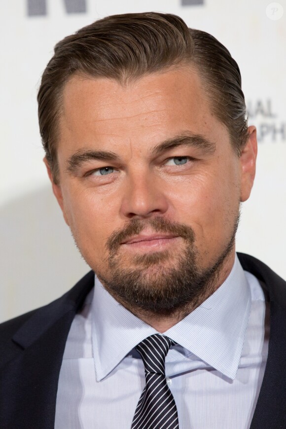 Leonardo DiCaprio - Avant première du documentaire "Before the flood" au théâtre du Chatelet à Paris le 17 octobre 2016. © Cyril Moreau/Bestimage