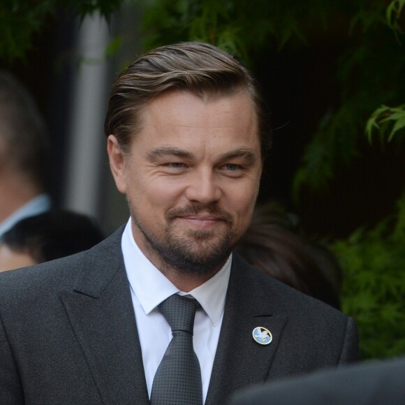 Leonardo Dicaprio - People à la célébration du 35e anniversaire de la journée internationale de la paix à l'ONU à New York le 16 septembre 2016.