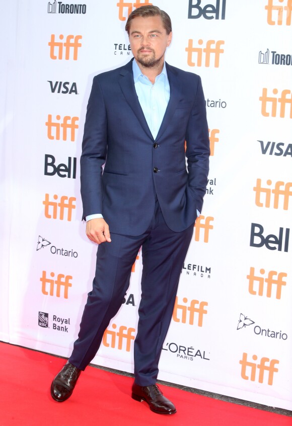 Leonardo DiCaprio à la première de 'Before the Flood' au festival International du film à Toronto au Canada, le 9 septembre 2016