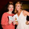 Clémence Bretécher et Amélie Etasse à la soirée de lancement du livre "L'art du bien-être dans ton coeur" au Buddha Bar à Paris, le 19 octobre 2016.