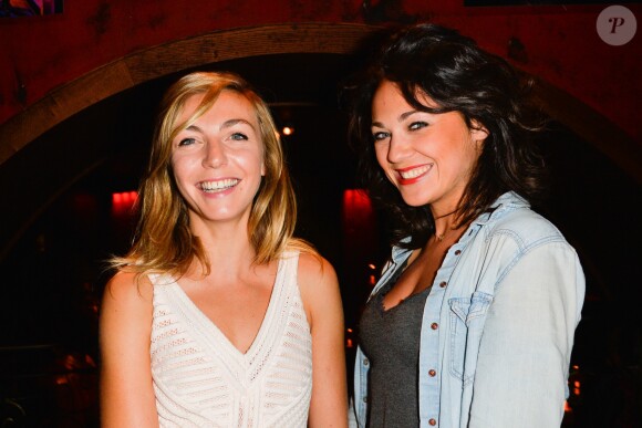 Amélie Etasse et Lucile Marquis à la soirée de lancement du livre "L'art du bien-être dans ton coeur" au Buddha Bar à Paris, le 19 octobre 2016.