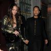 John Legend et sa femme Chrissy Teigen vont dîner en amoureux au restaurant Park Chinois dans le quartier de Mayfair à Londres, le 20 octobre 2016.