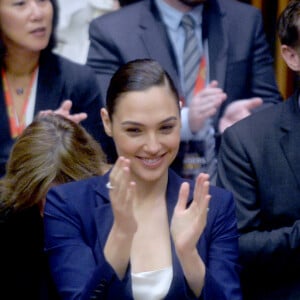 Gal Gadot - L'ONU a officiellement intronisé Wonder Woman, fameux personnage de comics et super-héroïne la plus célèbre au monde, comme Ambassadrice honoraire pour l'autonomisation des femmes et des filles, lors d'une réunion à l'ONU, New York, le 21 octobre 2016.