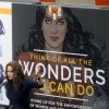 Lynda Carter, interprète originale de Wonder Woman, lors d'une réunion à l'ONU, New York, le 21 octobre 2016.