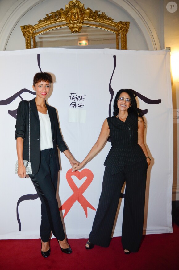 Semi-Exclusif - Déborah Dahan (Présidente de l'association Faire Face) et Sonia Rolland - Soirée "L'Ultime Gala Faire Face" à l'Opéra Grand Avignon. Le 15 octobre 2016
