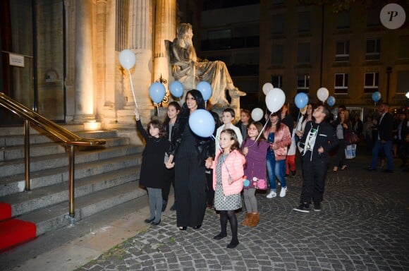 Semi-Exclusif - Déborah Dahan (Présidente de l'association Faire Face) - Soirée "L'Ultime Gala Faire Face" à l'Opéra Grand Avignon. Le 15 octobre 2016