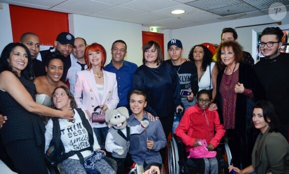 Semi-Exclusif - Déborah Dahan (Présidente de l'association Faire Face), Cartouche, Nans le Ventriloque, Claudia Cardinale, Sheryfa Luna, Lynnsha, Organiz - Soirée "L'Ultime Gala Faire Face" à l'Opéra Grand Avignon. Le 15 octobre 2016