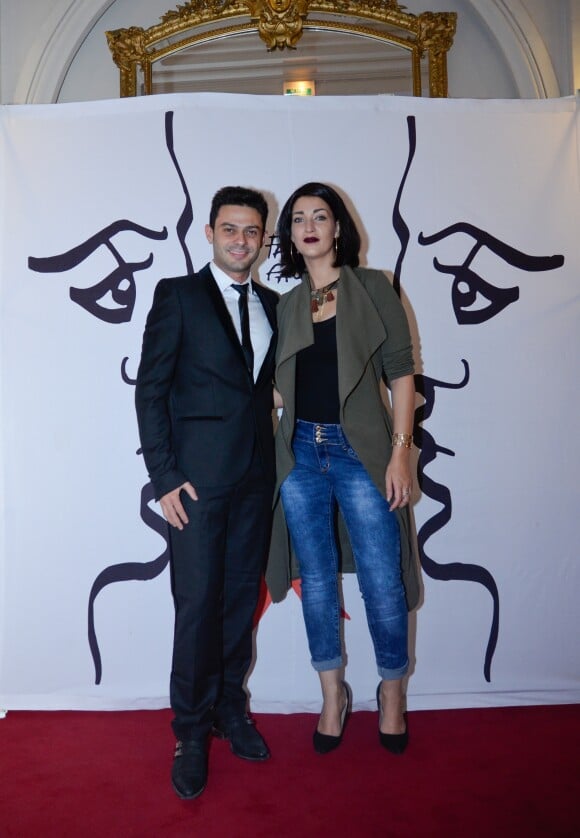 Semi-Exclusif - Sheryfa Luna et Grégory Bakian - Soirée "L'Ultime Gala Faire Face" à l'Opéra Grand Avignon. Le 15 octobre 2016