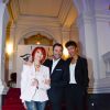 Semi-Exclusif - Any d'Avray, Bernard Montiel, présentateur du gala et Sonia Rolland - Soirée "L'Ultime Gala Faire Face" à l'Opéra Grand Avignon. Le 15 octobre 2016