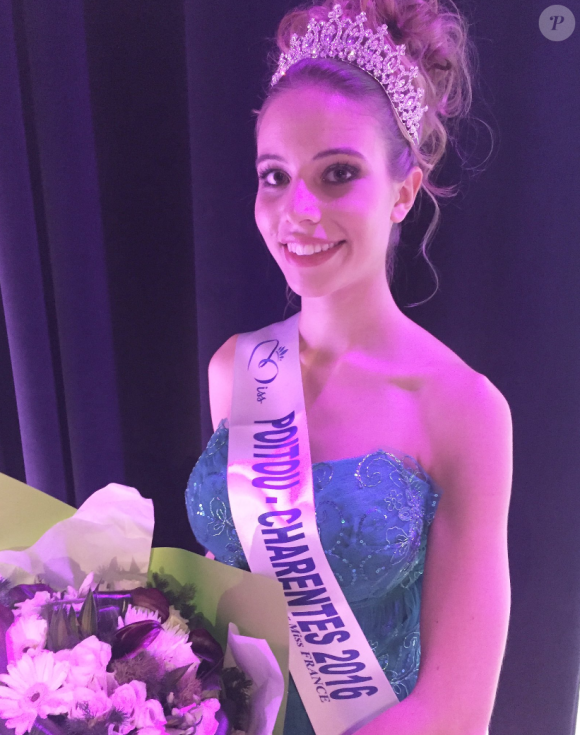Miss Poitou-Charentes 2016 : Magdalène Chollet.