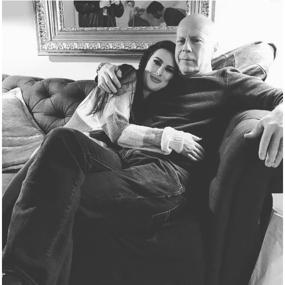 Rumer Willis a publié une photo d'elle avec son père Bruce Willis sur sa page Instagram, le 24 octobre 2016