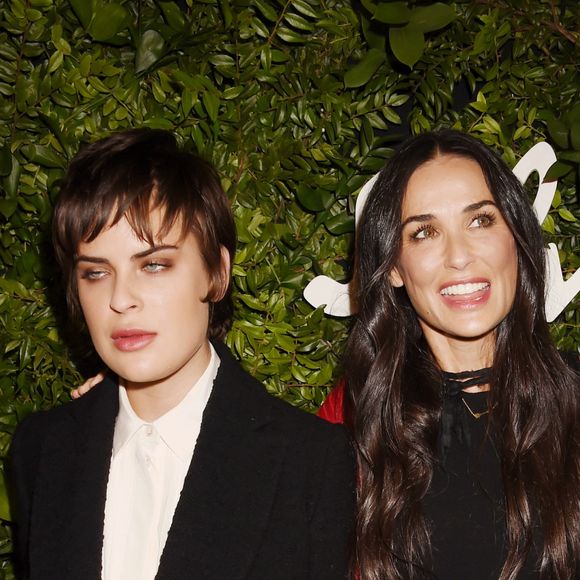 Demi Moore et ses filles Scout LaRue Willis et Tallulah Belle Willis à la soirée "Salvatore Ferragamo 100 Years In Hollywood" qui célèbre l'ouverture du flagship store Salvatore Ferragamo sur Rodeo Drive à Beverly Hills, le 9 septembre 2015. © CPA/Bestimage