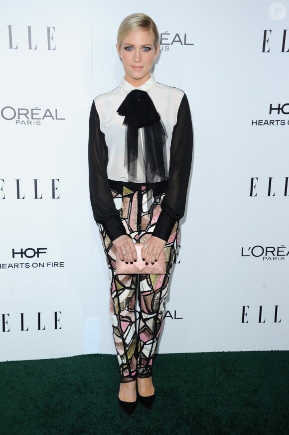 Brittany Snow à la cérémonie des Elle Women in Hollywood Awards au Four Seasons Hotel à Beverly Hills, Los Angeles, le 24 octobre 2016