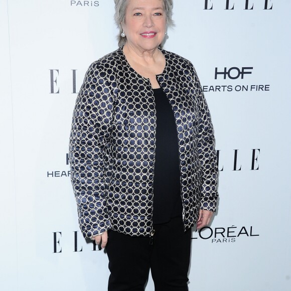 Kathy Bates à la cérémonie des Elle Women in Hollywood Awards au Four Seasons Hotel à Beverly Hills, Los Angeles, le 24 octobre 2016