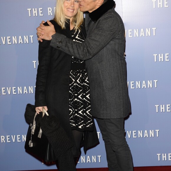 Nagui et sa femme Melanie Page - Avant-première du film "The Revenant" au Grand Rex à Paris, le 18 janvier 2016. © Coadic Guirec/Bestimage