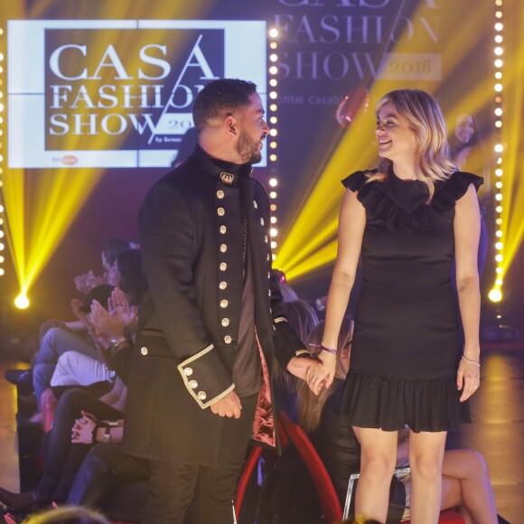 Exclusif - Louane Emera et Slimane Mokeddem (gagnant The Voice 5) - 9ème édition du défilé "Casa Fashion show" au Sofitel Casablanca Tour Blanche à Casablanca, Maroc, le 22 octobre 2016. © Philippe Doignon/Bestimage