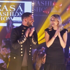 Exclusif - Louane Emera et Slimane Mokeddem (gagnant The Voice 5) - 9ème édition du défilé "Casa Fashion show" au Sofitel Casablanca Tour Blanche à Casablanca, Maroc, le 22 octobre 2016. © Philippe Doignon/Bestimage