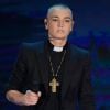 Sinead O'Connor sur le plateau de l'émission "Che Tempo Che Fa" à Milan, le 5 octobre 2014.