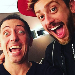 Saad Lamjarred a assisté au spectacle de Gad Elmaleh et Kev Adams, "Tout est possible", le 25 octobre 2016.