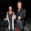 Kate Beckinsale et son mari Len Wiseman lors d'une soirée au restaurant Craig à West Hollywood. Le 5 janvier 2015