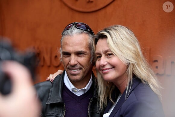 Paul et Luana Belmondo au village des Internationaux de France de tennis de Roland Garros à Paris. Le 24 mai 2016 © Dominique Jacovides / Bestimage