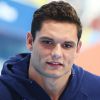 Florent Manaudou remporte la médaille d'or pour le 50 mètres papillon lorsdes Championnats du monde de natation à Kazan, en Russie, le 3 août 2015.