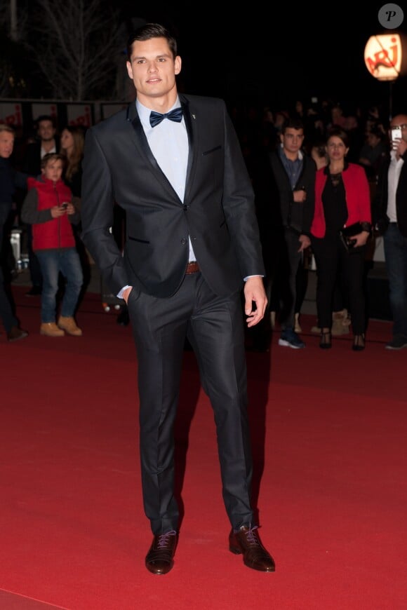 Florent Manaudou à la 16ème édition des NRJ Music Awards à Cannes, le 13 décembre 2014.