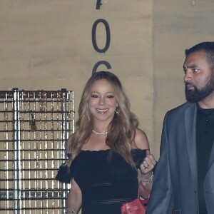Mariah Carey à la sortie du restaurant Nobu. Le 19 octobre 2016 à Malibu
