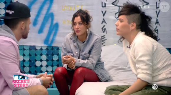 Bastien explique à Anaïs et Thomas pourquoi il souhaite quitter "Secret Story 10".
